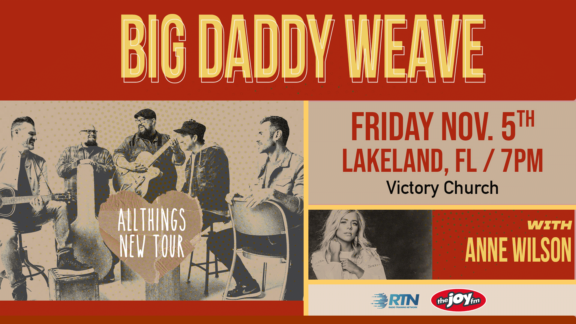 Big Daddy Weave Concert | Victory Church